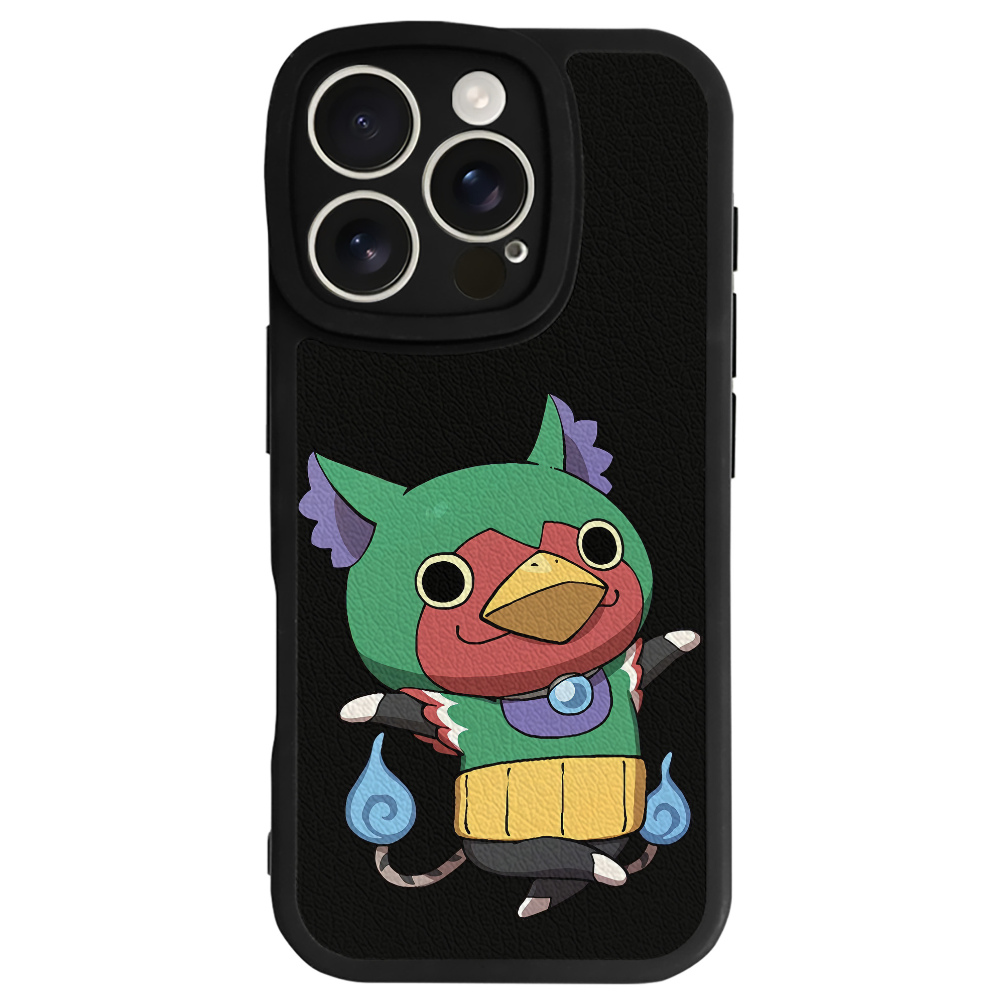 （画像用） 妖怪ウォッチ Yo-kai Watch 【iPhone 16シリーズ対応】シリコンスマホケース（レザー調） 材質：シリコン